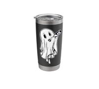 Ghost Drinking Poison Skull and Bones Stainless Steel Insulated Tumbler