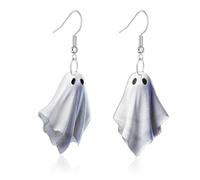 Ghost Drop Earrings Halloween Earrings for Women Swinging Ghost Pendant Acrylic Halloween Women's Daily Jewelry