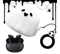 Ghost Earphone Case,Earphone Cover Protective Skin with Keychain - Anti-Drop Glow in The Dark Earbud Protector Skin for Boys Women Kids Teens Men Family Friends