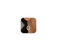 Ghost Earrings for Women Cute 3D Ghost Earrings Dangle Halloween Ghosts Earring Halloweens Costumes Women 2025 Jewelry Gifts, Zinc, No Gemstone