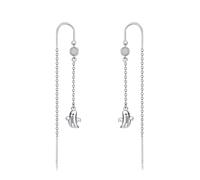 Ghost Earrings Sterling Silver Spooky Threader Earrings Ghost Jewellery Halloween Gifts for Women