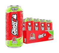 GHOST Energy Drink - 12-Pack, Cherry Limeade, 16oz - Energy & Focus & No Artificial Colors - 200mg of Natural Caffeine, L-Carnitine & Taurine - Gluten-Free & Vegan