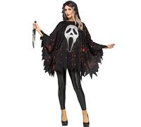 Ghost Face Adult Costume Poncho