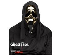 Gold Scream Mask Ghost Face Golden Masks Halloween Movie Adults Fancy Dress New
