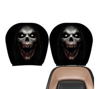 Ghost Face Headrest, Covers 2 Pieces Spooky Washable Halloween Decor