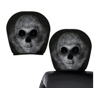 Ghost Face Headrest Covers Elastic Auto Headrest Protection