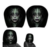 Ghost Face Headrest Covers Elastic Soft Halloween Spooky