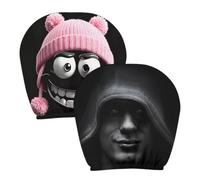 Ghost Face Headrest Covers for Car, Funny Car Headrest Covers, 2PC