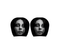 Ghost Face Headrest Covers for Cars (2 Pack)，E