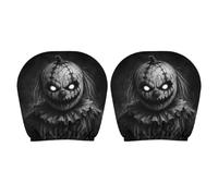 Ghost Face Headrest Covers Halloween Spooky Universal Protector