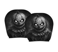 Ghost Face Headrest Covers Halloween Spooky Universal Protector