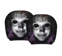 Ghost Face Headrest Covers Pack of 2 Halloween Universal Protectors