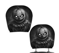 Ghost Face Headrest Covers Pack of 2 Halloween Universal Protectors