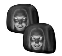 Ghost Face Headrest Covers Stretch Fit Double Sided Printing Decor