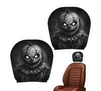Ghost Face Headrest Covers Universal Halloween Automotive