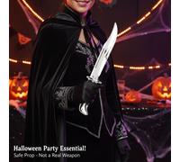 Adults Scream Ghost Face Plastic Bowie Knife Costume Prop 33cm