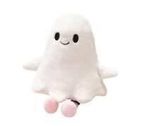 Ghost Figure - Halloween Stuffed Plush Doll | Spooky Fabric Toy Decoration | Scary Character Display Accent, Party School Room Theme, Cute Soft Prop For Holiday Setup, Haunted Home Birthday Decor