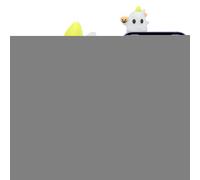 Ghost Figure Mini Phone Toy Figure Novelty Toy Adhesive Figure for Home Indoor Outdoor Decoration Table Creative Display