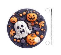 Ghost Figurines Cute - Halloween Decoration Resin Statue| Adorable Desk Display Ornament for Nightstand Bookcase Bedside Coffee tableBedroom Living Room Spooky Holiday Accent Home Décor Collectible