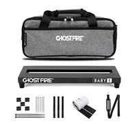 Ghost Fire Guitar Pedal Board Aluminum Alloy 1.08lb Effect Pedalboard 13.7''x5.5''x1.9" with Carry Bag,V series (V-BABY 1)