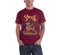 Ghost Firemilk Band Logo T Shirt In Red Red