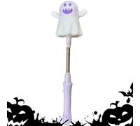 Ghost Flashing Wand, Pumpkin Shake Toys For Spooky Fun Girls Boys Halloween Party Favors | Pummpkin Light-up Wand - Glow Pumpkin Stick (White)