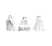 Ghost Garden Statue Whimsical Ghost Figurine Halloween Decoration Resin Ghost Sculpture for Home and Garden