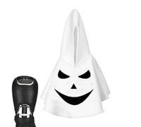 Ghost Gear Shift Hoodie - Polyester, Universal Handbrake Dust Protector, Creative Halloween Ghoost Hoodiie Decoration | Ghostt Stick Cover for Driving Travel Birthday Christmas Gift
