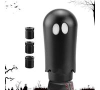 Ghost Gear Shift Knob, Manual Transmission Skull Shifter, Halloween Car Interior Decor, Vehicle Modification Accessory, Spooky Driving Enhancement, Ideal for Taxi Truck Commuting Travel
