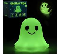 Ghost Glow in the Dark Fidget Toy for Kids Squishy - Soft Stress Ball for Adults & Boys Sensory Anxiety Relief ADHD - Cute Stocking Filler Gift for Girls - Mondiko®