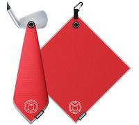 GHOST GOLF Magnetic Golf Towel, Red