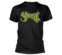 Ghost 'Green/Grey Keyline Logo' (Black) T-Shirt (XX-Large)