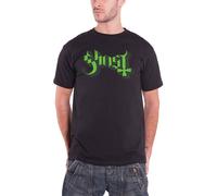 Ghost 'Green/Grey Keyline Logo' (Black) T-Shirt (XX-Large)