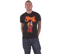 Ghost Greetings From Papa Noel T Shirt In Black Black M