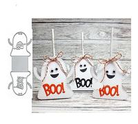Ghost Halloween Box Metal Die Cuts,Happy Halloween Ghost Skull Candy Box Cutting Dies Cut Stencils for DIY Embossing Photo Decorative Paper Dies Scrapbooking Card Making
