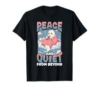 Ghost Halloween Costume Peace and Quiet from Beyond T-Shirt