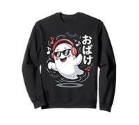 Ghost Halloween Music Japanese Funny Spooky Tunes Sweatshirt