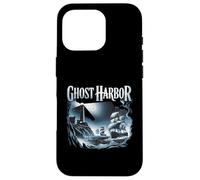 Ghost Harbor Haunted Lighthouse Ship Cove Case for iPhone 16 Pro