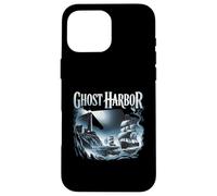 Ghost Harbor Haunted Lighthouse Ship Cove Case for iPhone 16 Pro Max