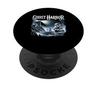 Ghost Harbor Haunted Lighthouse Ship Cove PopSockets Adhesive PopGrip