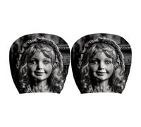 Ghost Headrest Covers Ghost Doll Breathable Stretch Soft Protector