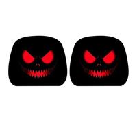 Ghost Headrest Covers Horror Spooky Halloween Interior Seat Protector