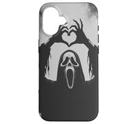 Ghost Heart Hands Scary Face Horror Poster Halloween Case for iPhone 16