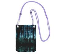 Ghost Hid Behind The Trees Compact And Lightweight Printed Messenger Bag Is Suitable For Daily Travel, Commuting And Shopping