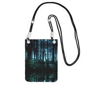 Ghost Hid Behind The Trees Compact And Lightweight Printed Messenger Bag Is Suitable For Daily Travel, Commuting And Shopping