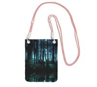 Ghost Hid Behind The Trees Compact And Lightweight Printed Messenger Bag Is Suitable For Daily Travel, Commuting And Shopping