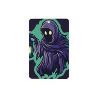 Ghost Holding Glowing Gothic Lantern Car Air Fresheners 4 Pcs Hanging Scented Cards Fragrance Scented Cards For Car Aromatherapy Tablets