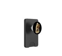 Ghost Holding Orchid Flowers Vintage Spooky Cute Halloween PopSockets PopWallet for MagSafe