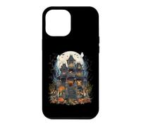 Ghost House Full Moon Halloween Horror Gothic Cats Case for iPhone 12 Pro Max