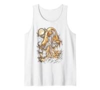 Ghost Howling at the Moon Meme Halloween Costume 2026 Tank Top